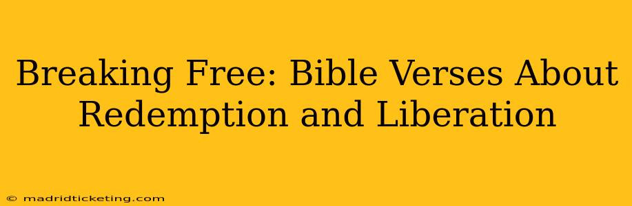 Breaking Free: Bible Verses About Redemption and Liberation