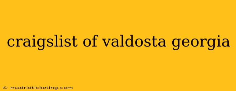 craigslist of valdosta georgia