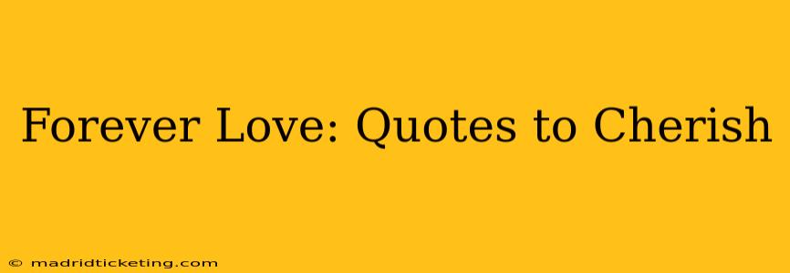 Forever Love: Quotes to Cherish