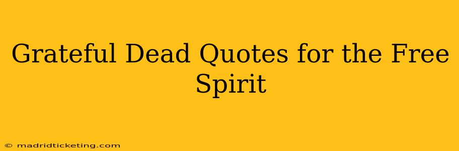 Grateful Dead Quotes for the Free Spirit