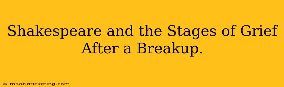 Shakespeare and the Stages of Grief After a Breakup.