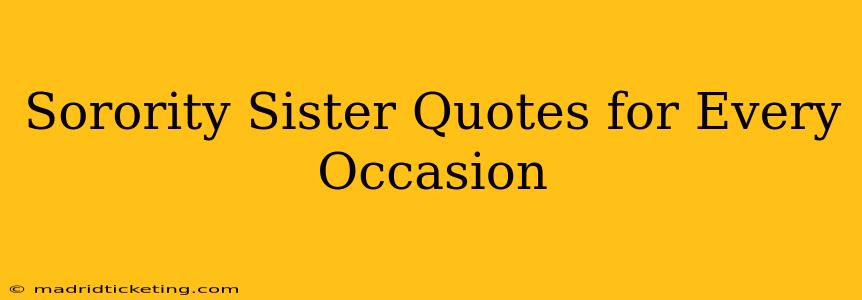 Sorority Sister Quotes for Every Occasion
