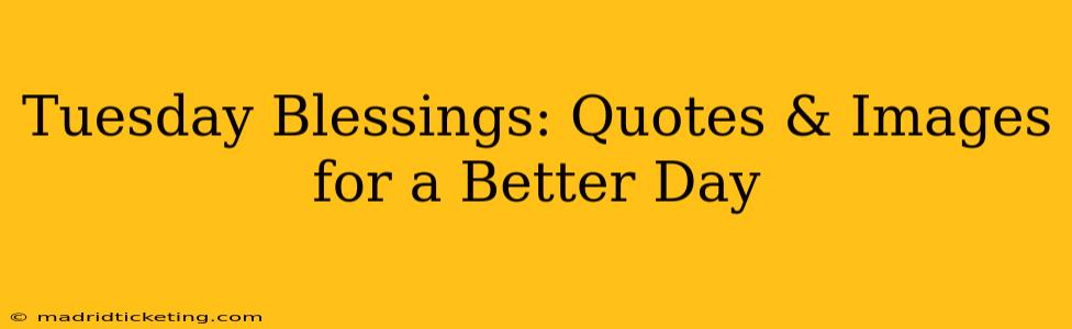 Tuesday Blessings: Quotes & Images for a Better Day